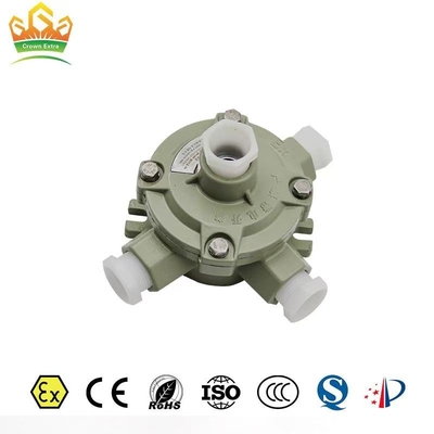 IP65 WF1 Patlama Dayanıklı Elektrikli Bağlantı Kutusu Ölçülü Alüminyum IP65 2 3 Girişler Ufuk