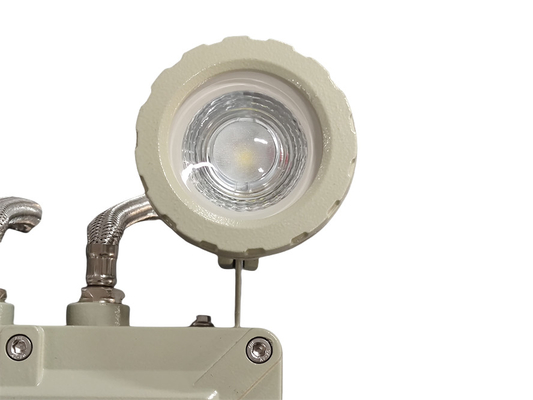 Tavan Tipi ATEX Ex D IIB Kuyu Camı Hızlı Şarj Edilebilir Acil Durum Işığı 2*3w