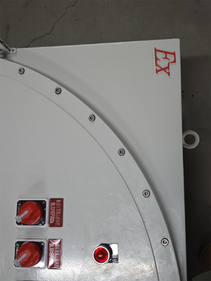 ATEX 380V Alev geçirmez kontrol panelleri Endüstriyel Güç Dağıtım Panelli Alüminyum Malzeme tehlikeli bölge için korozyona karşı IP66
