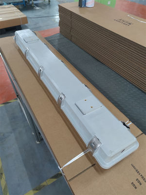 Paslanmaz çelik patlama geçirmez floresan ışığı tehlikeli alanlar için 590mm'den 6ft'a kadar alev geçirmez acil lamba