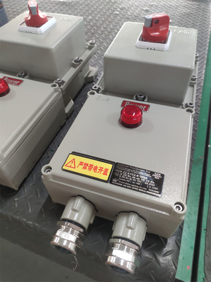 Enerji Verimli ATEX Patlamaya Dayanıklı Kontrol İstasyonu – Alev Korumalı Elektrik Kontrol Kutuları 220/380Vac G1/2", G3/4", G1, G1.1/4", G1.1/2", G2