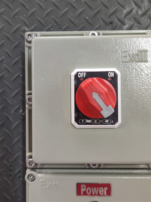 Enerji- ATEX Patlama geçirmez kontrol istasyonu Alev geçirmez elektrikli kontrol kutuları 220/380Vac G1/2" G3/4" G1 G1.1/4" G1.1/2" G2