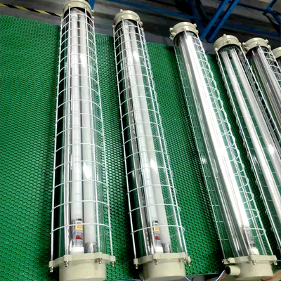 Tavan montajı patlama geçirmez floresan ışığı 2*18w/2*36w Ex Tb IIIC T80°C Db