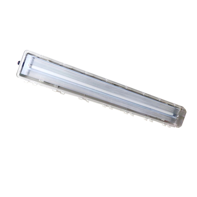 100lm/w Işık verimliliği Patlamaya dayanıklı floresan lamba 2*18w/2*36w Tehlikeli ortamlar için