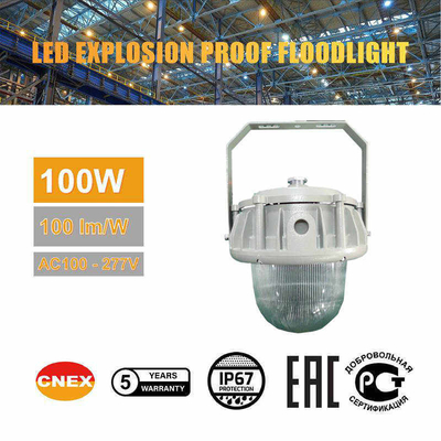 Tehlikeli Alan Aydınlatması Alüminyum Alaşımlı IP66 50-100W Yüksek Verimli LED