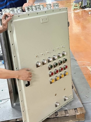 ATEX CNEX CXM Serisi Alev geçirmez Aydınlatma Dağıtım Kutusu Ex D IIC IP66 Alüminyum Tehlikeli Bölgeler İçin İdeal