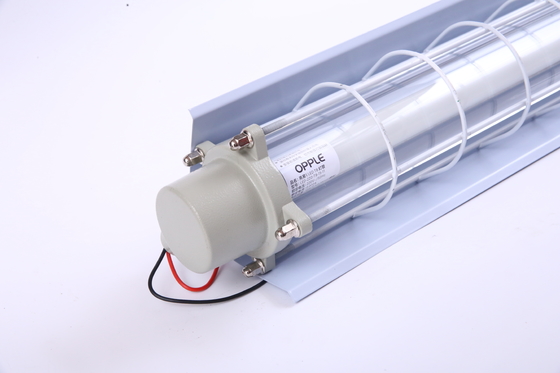 Islak Ortamlar için Bölge 21 ve 22 Korozyona Dayanıklı Ex Db Eb IIC T6 Gb, Ex Tb IIIC T80°C Db Dayanıklı ATEX Patlamaya dayanıklı LED Lineer Işık Fikstürü 100lm/w IP66