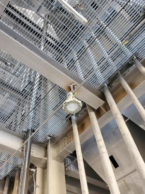 Flat Patlama Kanıtlı LED Yüksek Körfez Işıkları 5000k ATEX Su geçirmez 120W Ip66