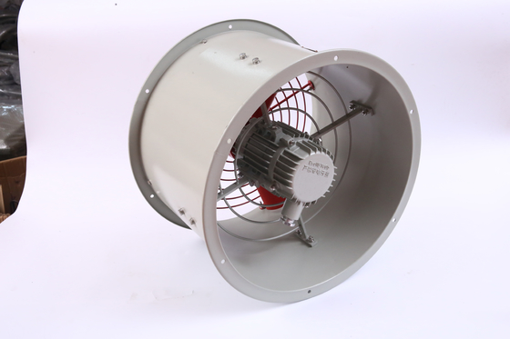 ATEX BAF Aksyal Fan 250-750W IP54 Kimyasal Depolama için 4687 M3/min Patlama Güvenli Havalandırma CFM 2273-18250m3/h Ex Mark Ex Db IIB