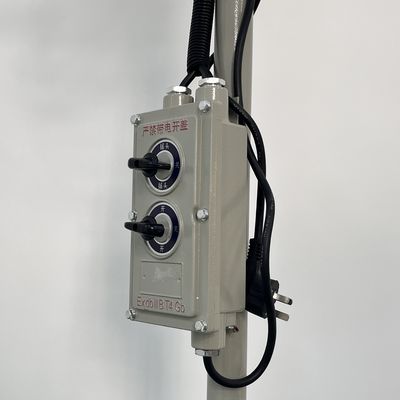 Patlamaya Dayanıklı Duvara Monte Edilebilir Döner Vantilatör – BFC Serisi – 0,37kW ila 0,75kW – Çelik ve Alüminyum Konstrüksiyon