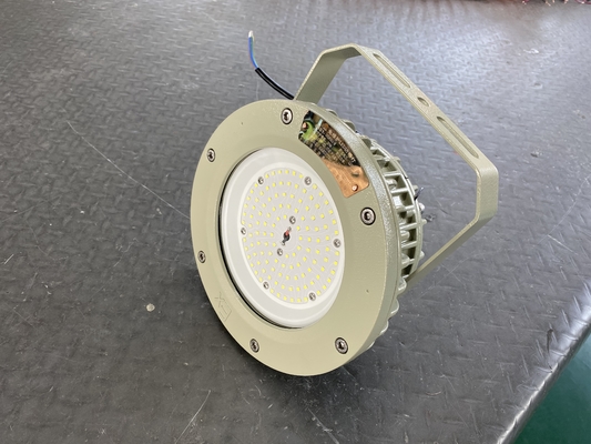 50000hrs Yaşam süresi ATEX CNEX Sertifikalı Patlama Dayanıklı IP66 LED Yüksek Körfez Işığı 100W 150W 200W Petrol Gaz Kimyasal Madencilik Deniz Çevresinde