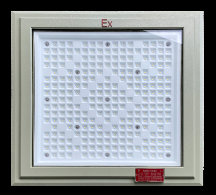Açık hava patlama geçirmez LED lamba 18*18 inç kare şekli 100-250w benzin istasyonu lambası