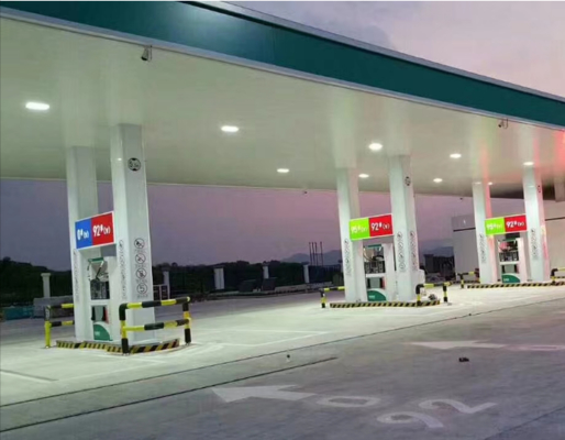 Ölçme dökme alüminyum Konut Tehlikeli Yer LED 130lm/w verimliliği ve standart malzemelerle sel ışığı