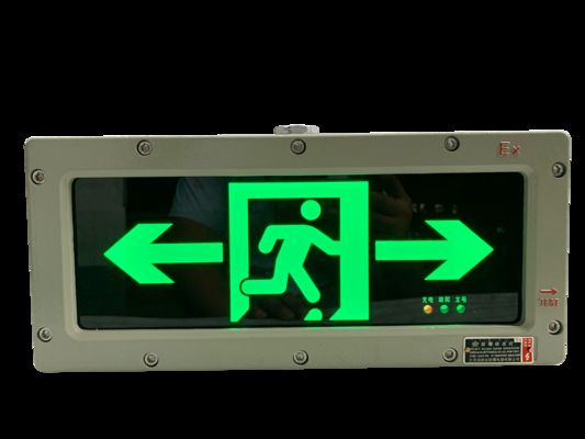 Fabrikadan Doğrudan Satış Atex Led Patlamaya Dayanıklı Acil Durum Kimya Endüstrisi Ip66 Su Geçirmez Benzin İstasyonu Çıkış Lambaları