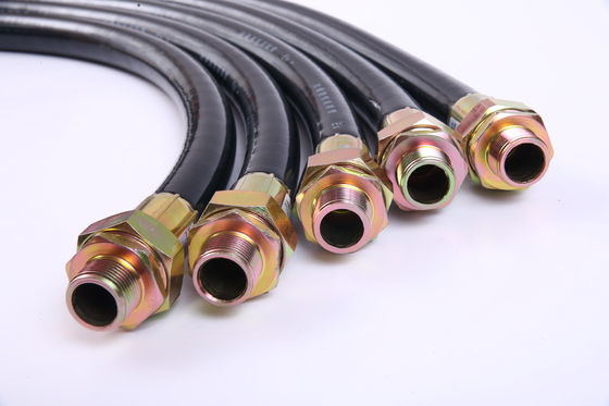 IP54 Patlama Dayanıklı Esnek Kanal Fabrika Fiyatı Döşelenmiş Kauçuk Esnek Elektrik Boru Fittings