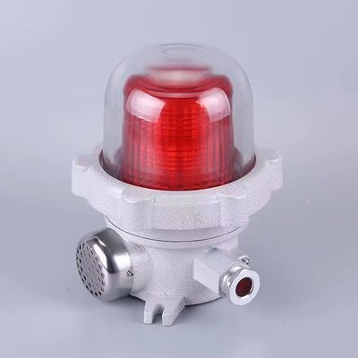 High Decibe Aluminium Alloy Warning Alarm Red Yellow Flashing Audible Visual Explosion-Proof IP66 Durable Mine Chemical