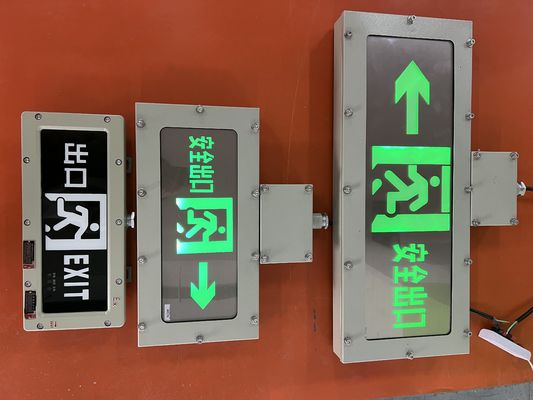 Kimyasal Tesisler ve Madencilik Operasyonları için Özelleştirilebilir 3W Patlamaya Dayanıklı Acil Çıkış İşareti LED Işık Kaynağı