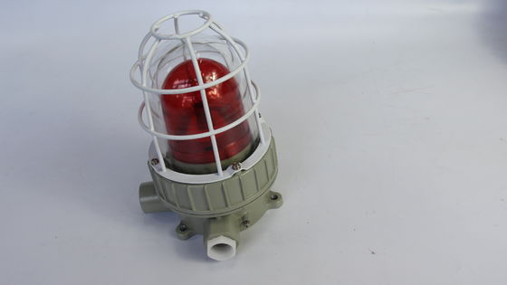 ATEX Sesli Görsel Alarm Siren Kırmızı 90db 24v Dc Ip66 Patlama Kanıtlı LED Kırmızı Sarı Sinyal Alarm Uyarı Fenerleri
