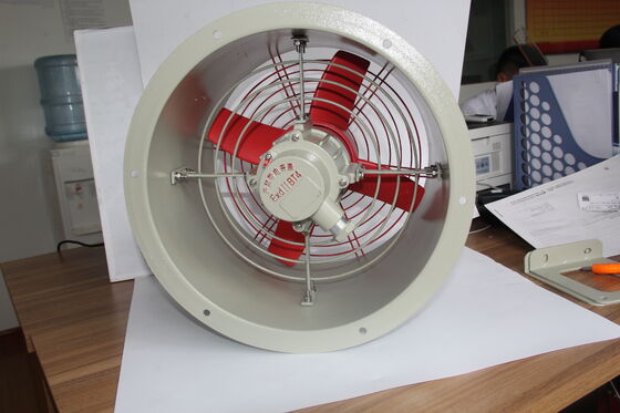 Ağır Güçlü ATEX Patlama Korumalı Kimyasal ve Petrol Endüstrisi Uygulamaları için Eksenel Akış Havalandırma Ventilatörü