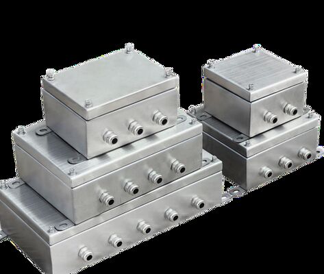 Paslanmaz çelik 316 Özel patlama dayanıklı korozyon direnci Çapraz kutu M20 Atex Sertifikalı