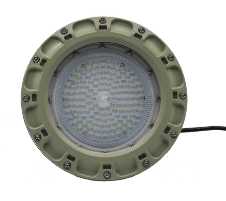IECEx IP66 LED Patlamaya Dayanıklı Işık 100W 150W Yüksek Bay Işık WF2 AC 100-277V 5 Yıl Garantili Alüminyum Alaşımlı