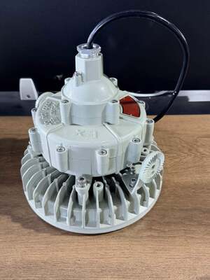 Atex/IECEx Bölgesi 1/2/21/22 Patlama Dayanıklı Alev Dayanıklı Yüksek Körfez LED Işıklar 6000k 150w Maden Aydınlatması