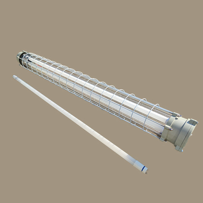 Ip66 1.2M 4Ft Led Doğrusal Patlama Karşıtı Lambalar Endüstriyel 18-36W Çift Tüp Patlama Karşıtı Floresan Işık