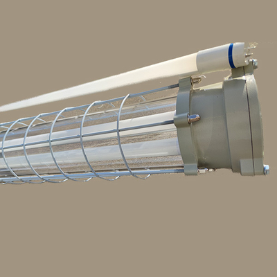 100lm/w 36w tek boru patlama geçirmez LED floresan ışığı Bölge1 ve 2, Bölge 21 ve 22 için