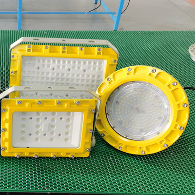 Açık hava IP66 LED Yüksek Körfez Patlama Kanıtlı Işık Tehlikeli Çalışma Alanları için Sertifikalı Kömür Madenleri Doğal Gaz Yağ Enerji tasarrufu Sürekli