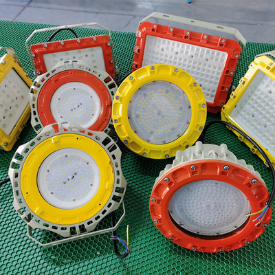 Açık hava IP66 LED Yüksek Körfez Patlama Kanıtlı Işık Tehlikeli Çalışma Alanları için Sertifikalı Kömür Madenleri Doğal Gaz Yağ Enerji tasarrufu Sürekli