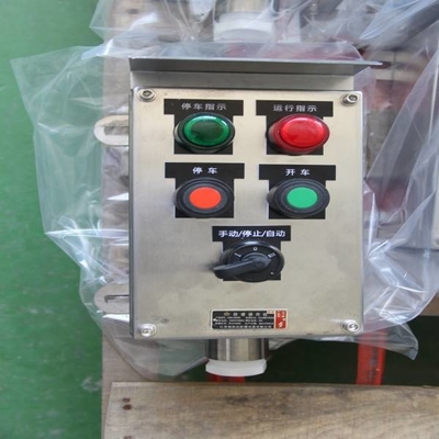 IP65 Paslanmaz Çelik Duvar Montajlı Elektrikli Kontrol Paneli Kaplamalar AC 220V/380V Ex Kanıt Kontrol Paneli