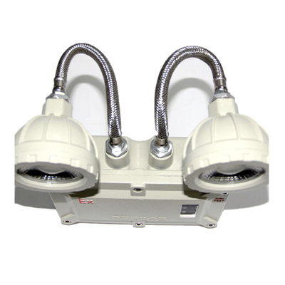 2 * 5w Çift Başlı Duvar Montajlı 220VAC 50hz Led Acil Durum Işığı Tehlikeli Alan için ATEX Sertifikasıyla