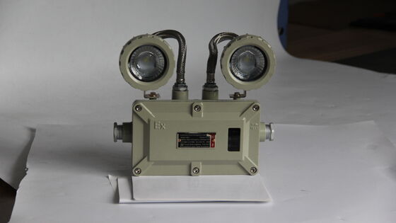 ATEX 2 * 3W LED Çift Başlı Acil Çıkış Işığı Çift Nokta Patlama Kanıtlı Acil Işık Kimyasal Tesis için