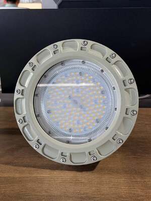 Atex/IECEx Bölgesi 1/2/21/22 Patlama Dayanıklı Alev Dayanıklı Yüksek Körfez LED Işıklar 6000k 150w Maden Aydınlatması